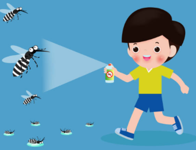 날아다니는 모기 잡기